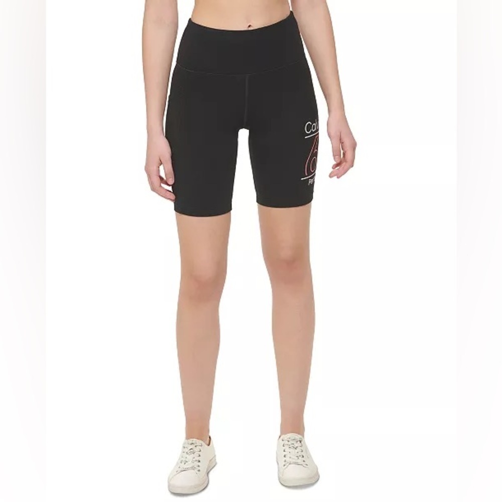 Calvin Klein‎ Performance | Black Super High Waist Athletic Bike Shorts | NEW!🖤